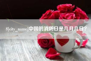 酒泉中国的消防日是几月几日？
