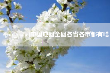 酒泉中国地图全图各省各市都有啥