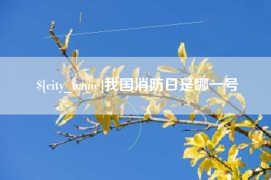 酒泉我国消防日是哪一号