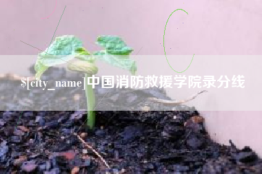酒泉中国消防救援学院录分线