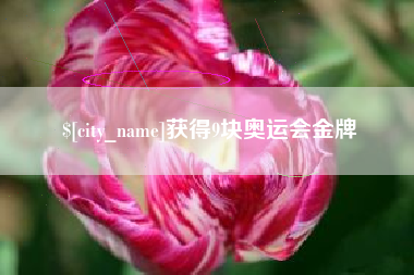 酒泉获得9块奥运会金牌
