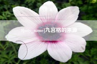酒泉九宫格的来源