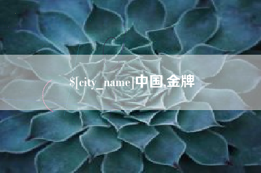 酒泉中国,金牌