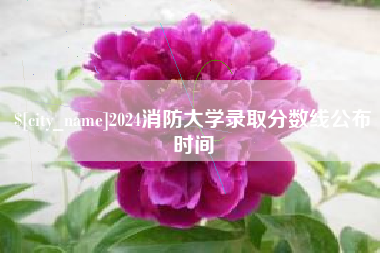 酒泉2024消防大学录取分数线公布时间