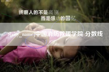 酒泉中国消防救援学院 分数线
