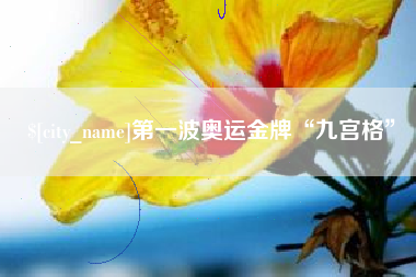 酒泉第一波奥运金牌“九宫格”
