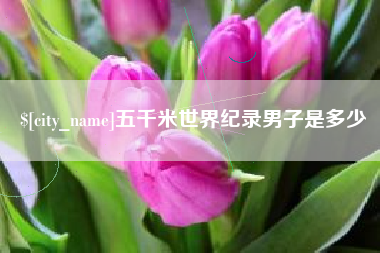 酒泉五千米世界纪录男子是多少