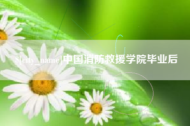 酒泉中国消防救援学院毕业后