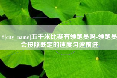 酒泉五千米比赛有领跑员吗-领跑员会按照既定的速度匀速前进