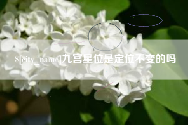 酒泉九宫星位是定位不变的吗