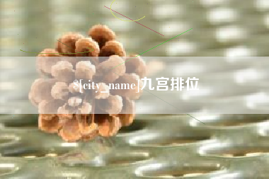 酒泉九宫排位