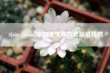 酒泉中国金牌哪六金最值钱的