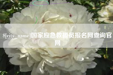 酒泉国家应急救援员报名网查询官网
