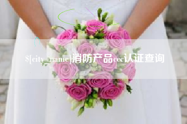 酒泉消防产品ccc认证查询