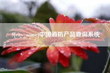 酒泉中国消防产品查询系统