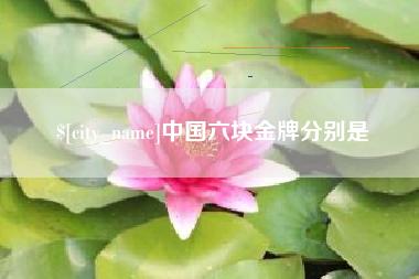 酒泉中国六块金牌分别是