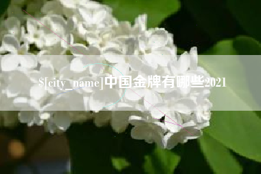 酒泉中国金牌有哪些2021