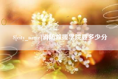 酒泉消防救援学院要多少分
